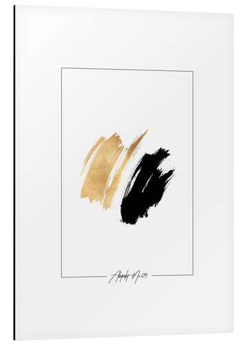 Tableau en aluminium Abstrait n° 09