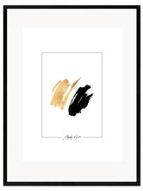 Kunsttryk i ramme Abstract No.09