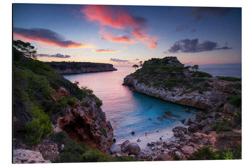 Aluminium print The girl at the beach, Majorca, Spain