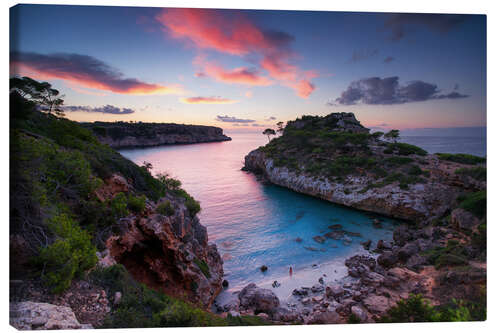 Quadro em tela The girl at the beach, Majorca, Spain