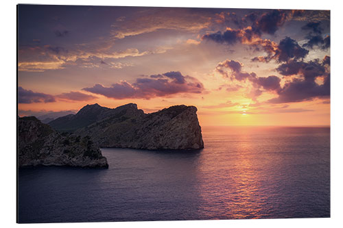 Aluminium print Mallorca Sunset