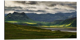 Stampa su alluminio The beauty of Iceland