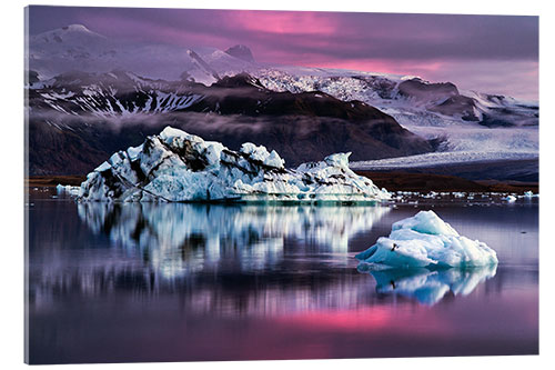 Cuadro de metacrilato Twilight iceberg