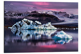Aluminium print Twilight iceberg