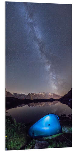 PVC-taulu Panoramic of Milky Way on Mont Blanc, France