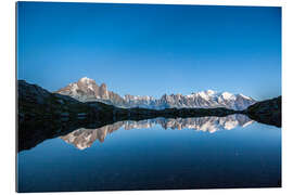 Galleriprint Mont Blanc reflected in Lacs des Chéserys, France