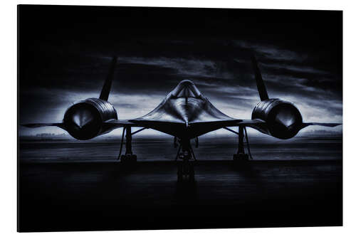 Aluminium print Black Magic
