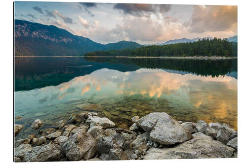 Quadro em plexi-alumínio Eibsee at dawn