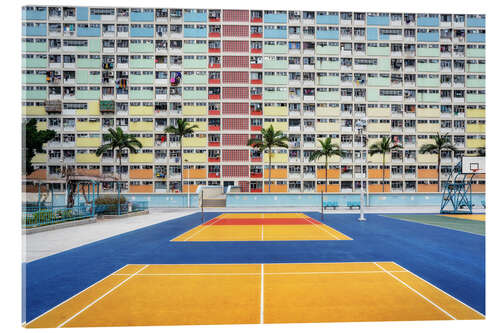 Acrylglas print Living in a rainbow, Hong Kong