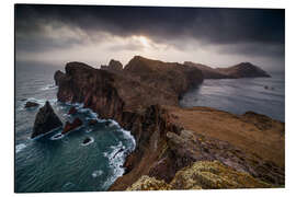 Alumiinitaulu Sunrise over the cliffs, Madeira, Portugal