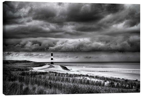 Canvas print Storm over Zeeland