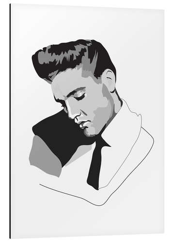 Tableau en aluminium Elvis