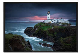 Gerahmter Kunstdruck Leuchtturm Fanad Head, Irland