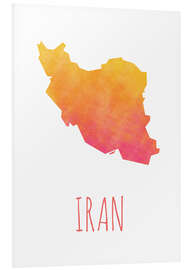 Foam board print Iran