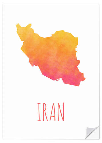 Wandsticker Iran