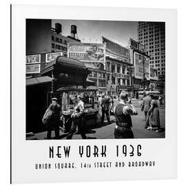 Magnettafel Historisches New York: Union Square, 14th Street and Broadway