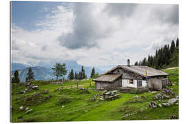 Gallery print Almhütte in Salzburg, alpine pasture in the Alps