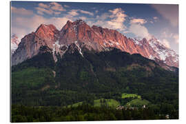 Gallery print Alpine glow Zugspitze