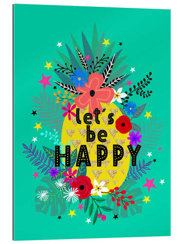 Gallery print Lets be Happy