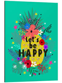 Magnettafel Lets be Happy