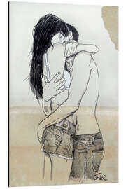 Magnettafel Umarmung