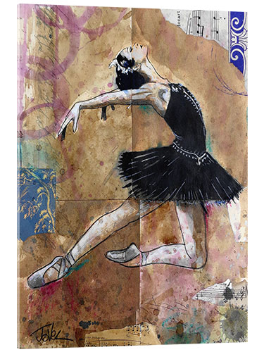 Acrylic print Black swan queen