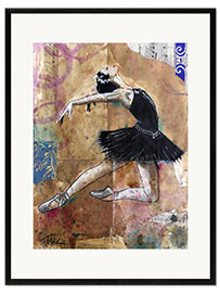Framed art print Black swan queen
