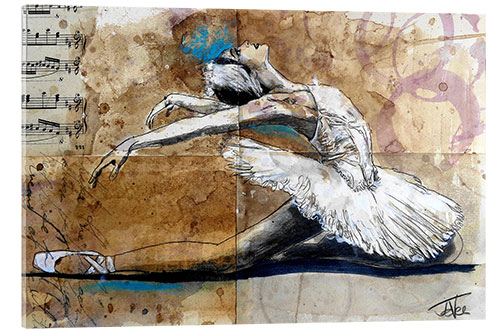 Acrylglasbild Prima Ballerina