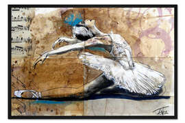 Gerahmter Kunstdruck Prima Ballerina