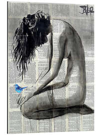 Magnettafel Ein Tupfen blau