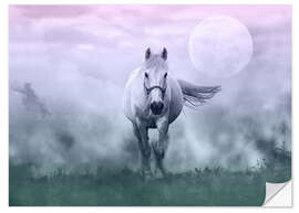 Selvklebende plakat Dreaming Horse