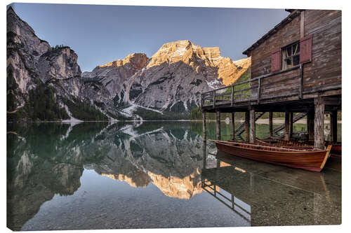 Leinwandbild Pragser Wildsee Südtirol IV