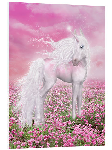 Foam board print Pink Unicorn