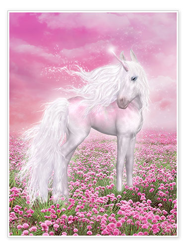 Poster Pink Unicorn