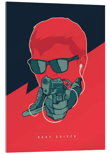 Acrylic print Baby Driver