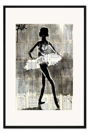 Gerahmter Kunstdruck Anastasia, die Tänzerin