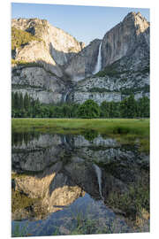 Foam board print YOSEMITE FALLS