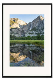 Gerahmter Kunstdruck Yosemite Falls