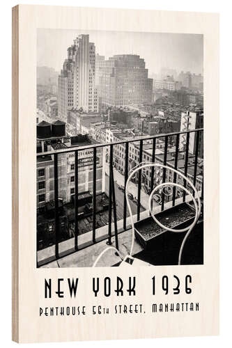 Puutaulu Historic New York: Penthouse, 56th Street, Manhattan
