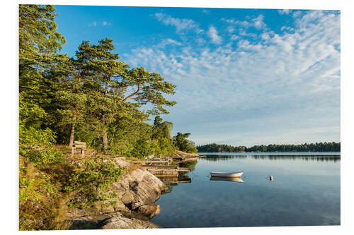 PVC print Archipelago on the Baltic Sea coast in Sweden