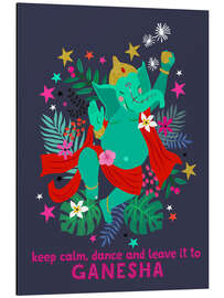 Magnettafel Tanzender Ganesha II