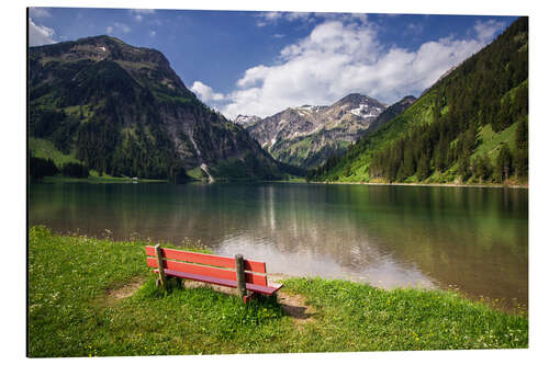 Tableau en aluminium Mountain lake in the Allgäu