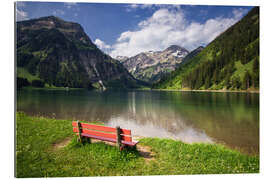 Gallery print Mountain lake in the Allgäu