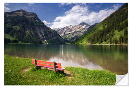 Autocolante decorativo Mountain lake in the Allgäu