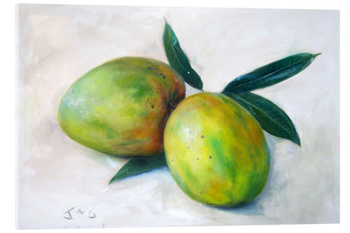 Acrylglasbild Zwei Mangos