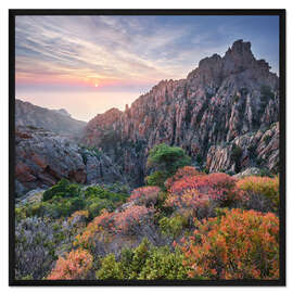 Gerahmter Kunstdruck Calanche II