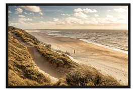 Gerahmter Kunstdruck Sylter Sehnsucht