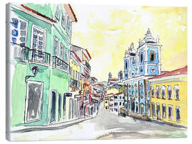 Canvas print San Salvador de Bahia - Brazil Colonial Old Town