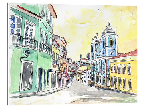 Gallery print San Salvador de Bahia - Brazil Colonial Old Town