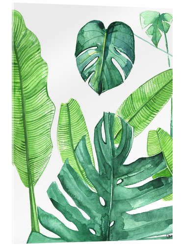 Acrylglas print Tropical leaves